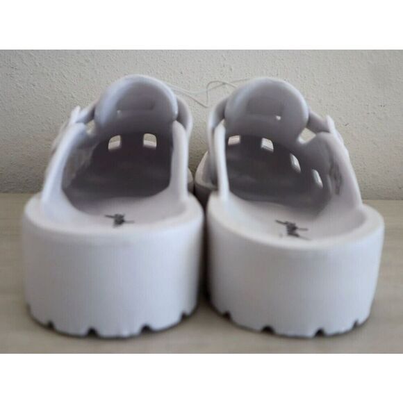 Free People 0004629774 Women's Sz 39 US 8 White Karlie Buckle Slip-On Clogs - Picture 4 of 8